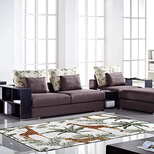 Tapis géométrique hexagonal Ruchen salon chambre 80x58 inch - 4