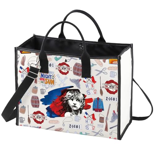 WZMPA Theater Musical Makeup Case Musical Quote Gift One More Day Before The Storm Zipper Pouch Bag Drama Merchandise (24601 BG)