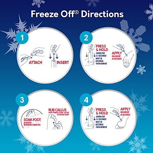 compound w freeze off wart remover wart removal system for removing common amp plantar warts 8 applications