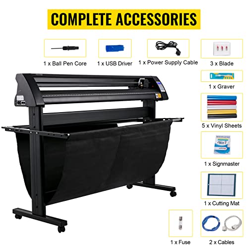VEVOR Vinyl Snijplotter, 1350 mm Snijplotter Machine, LED Vinyl Cutter Plotter, Semi-automatisch Ingebouwd Optisch Oog… - Image 7