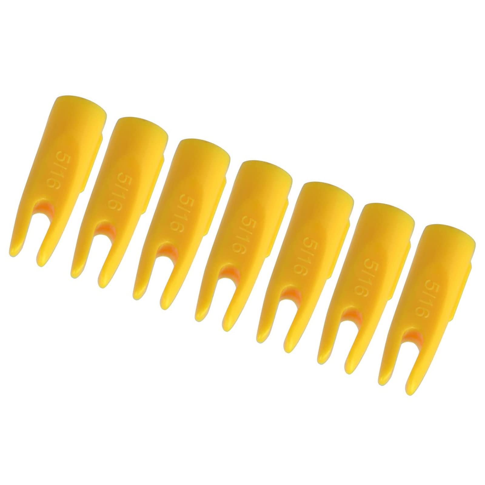 50pcs Encoches de flèche de tir à l'arc 5/16" encoches de flèche en Plastique Encoche de Remplacement Queue de flèche Accessoires d'embout de Flèche de tir à l'arc