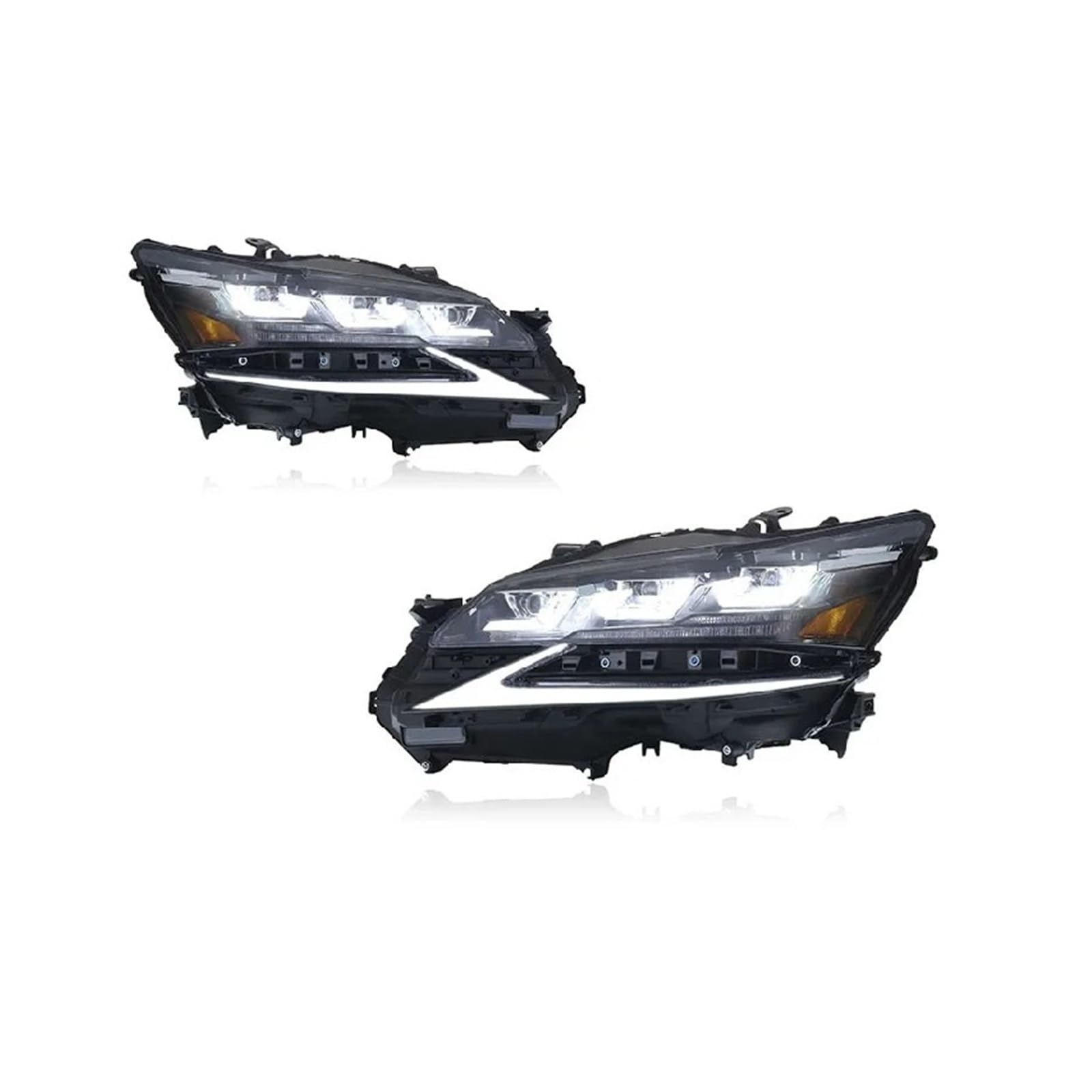 Pasuje do Lexus GS 16-20 w nowym stylu pełna dioda LED DRL reflektor samochodowy montaż sygnału akcesoria samochodowe zmodyfikowana lampa stylizacja reflektory LED