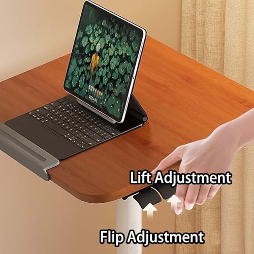 Table élévatrice pneumatique mobile – Podium pliable portable avec colonne élévatrice en alliage et 4 roulettes – Idéal pour les présentations et événements