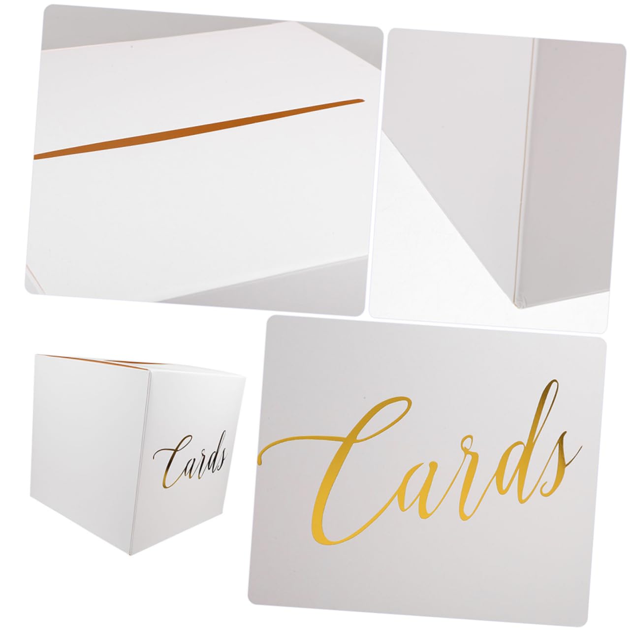 Vaguelly 4sätze Hochzeit Kartenbox Mit Grußkarten Elegante Geldbox Für Karten Und Weiße Hochzeitsdeko Für Feierlichkeiten Zur Sammlung Von Glückwünschen Und Erinnerungen