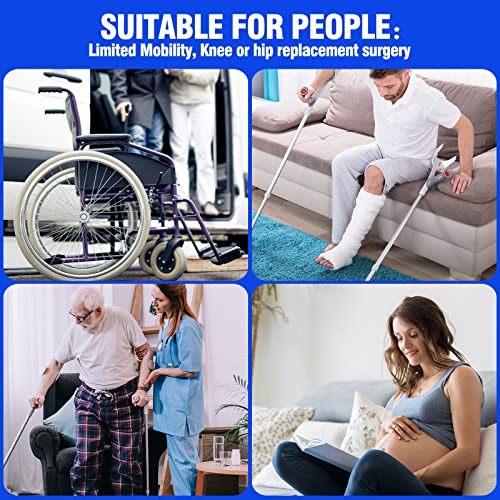 42 inch leg lifterleg lifter after hip replacement with large foot loopmobility aid for disables and elderlyleg lifter strap for knee replacement recovery aidsblack