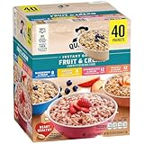Instant Oatmeal Fruit & Cream Variety Pack, 1.05 oz Packets, 40 Count