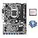 hooltayi B75 ETH płyta główna górnicza 12 PCIE na USB + losowy procesor + wentylator LGA1155 DDR3 MSATA B75 USB BTC płyta główna