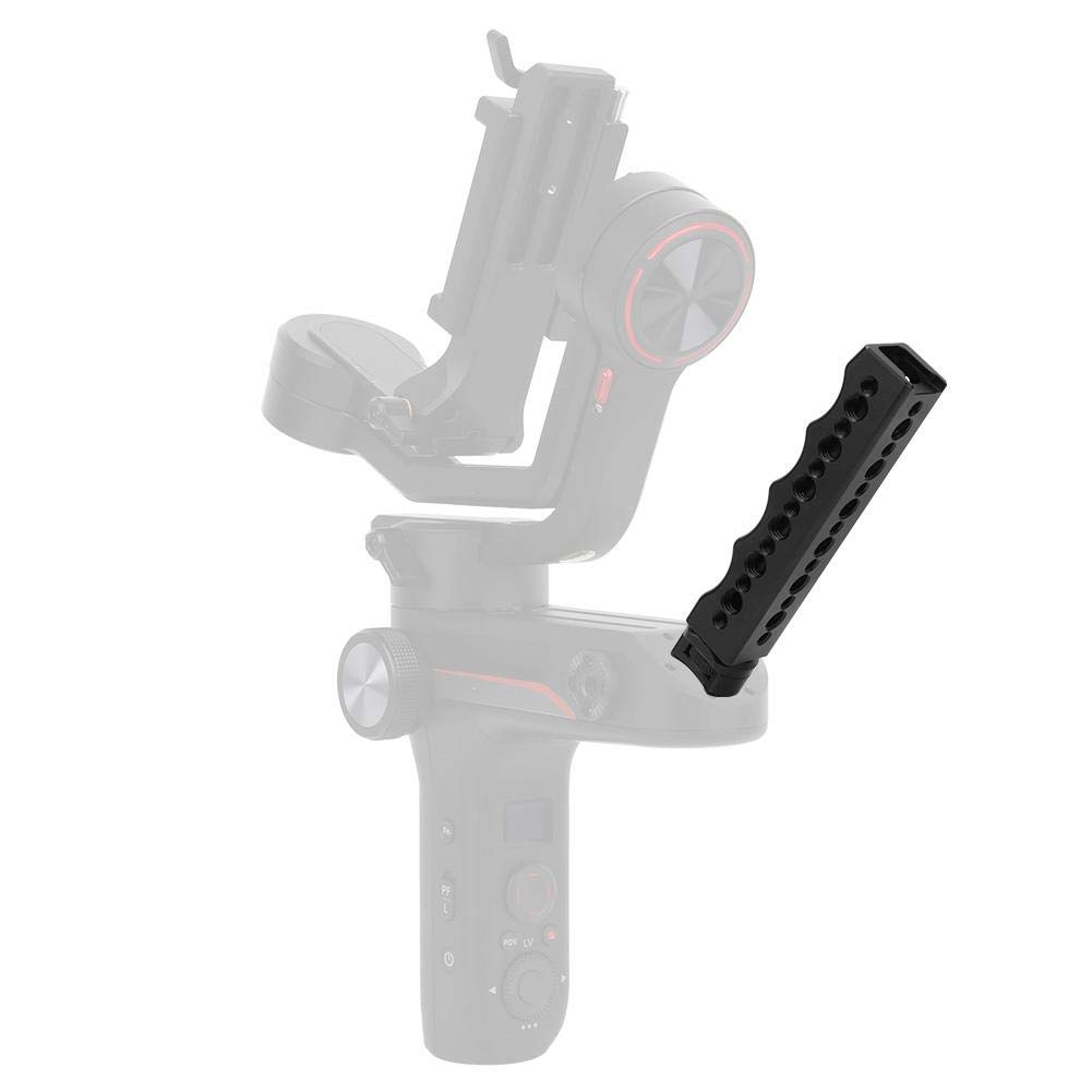 Camera Handle Grip for zhiyun WEEBILL LAB and LBS S, Aluminium Alloy Handle Grip for Expand Microphone and Light, with 1/4 and3/8 Mounting Holes