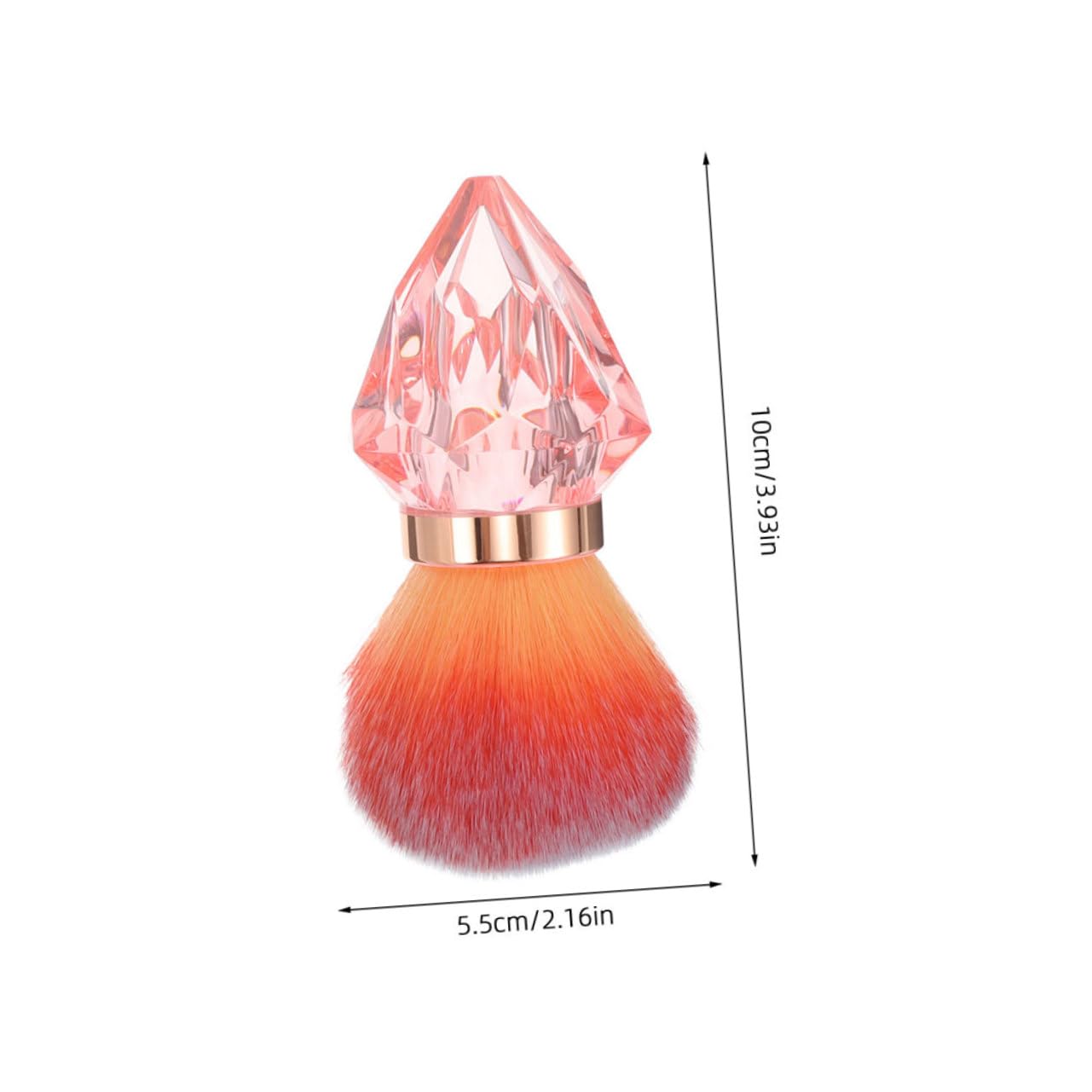 8 Pezzi Pennelli per Unghie con Spazzola per Pulizia Nail Art Rosa Assorbe Efficacemente per Unghie