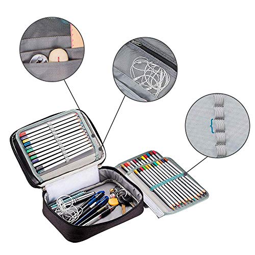 Number-One Large Capacity Pencil Case, 72 Slots Colored Pencil Pouch Bag Portable Pencil Holder Stationery Organizer With Compartments For Office And Travel thumb #4