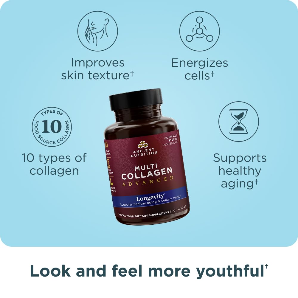 Lamelin24KGOLDCOLLAGENPRESTIGEAMPOULE2本 Amazon.com: Ancient Nutrition Multi Collagen Advanced Longevity
