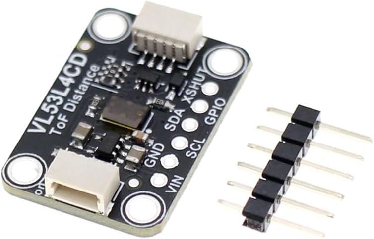 DONGKER VL53L4CD ToF Range Sensor Module,DC 2.7V-5V Ranging Sensor Module 0 to 1300 Millimeters Full Field of View (FoV)