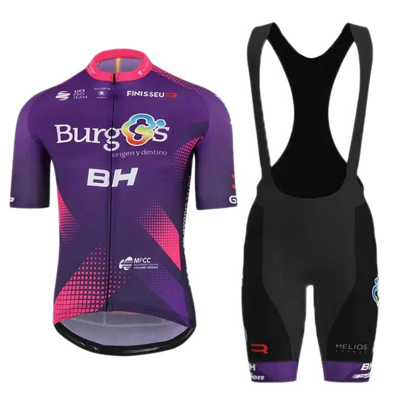 assocauicy Conjunto Ciclismo Hombre Maillot Culotte con Gel 4D para MTB Ruta Equipación Transpirable Ultra Cómoda