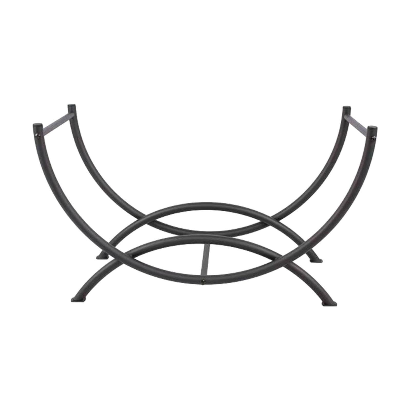 Curved Log Rack Wood Stand Holder Outdoor Fire Grate for Fishing Home Garden | Log Holders & Carriers | Fireplaces & Stoves | Heating, Cooling & Air | Home Improvement-image-8