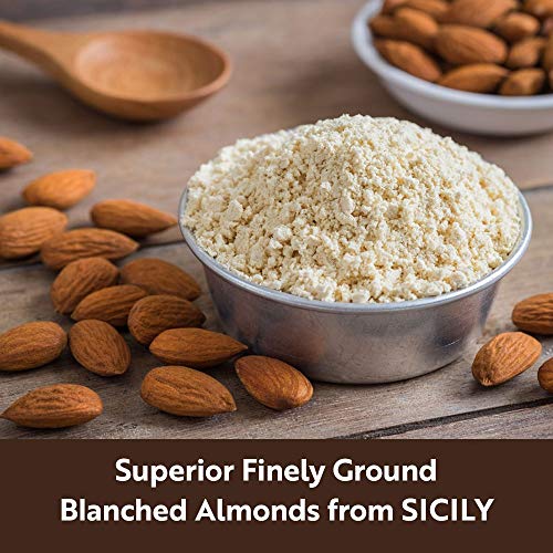 Veggy Duck - Italiaans Natuurlijk Amandelmeel (1Kg) - Premium fijngemalen amandelen uit Sicilië - Afbeelding 4