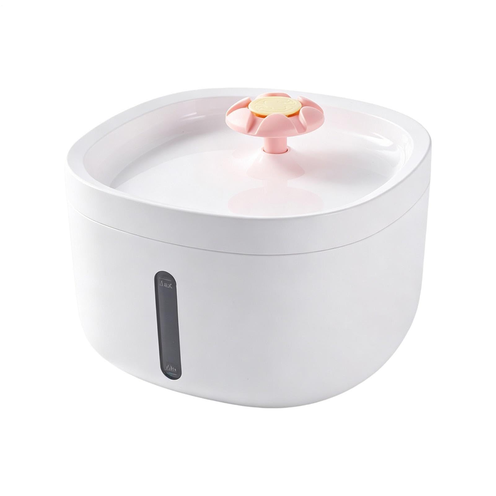 Fuente de agua para gatos automática de 2,6 L bebedero silencioso de silicona y ABS 1
