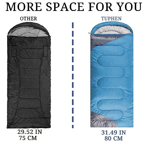 Miniatura 2 de Saco De Dormir - 3-4 Estaciones Camping Sacos De Dormir Para Adultos Niños Niñas Niños - Saco De Dormir Compacto Para Senderismo, Mochilero - Ligero Impermeable Packable Viaje Gear