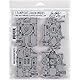 Stampers Anonymous Haftstempel Roboter Blueprint, Gummi, Grau, Schwarz, Rot, 7 x 8.5