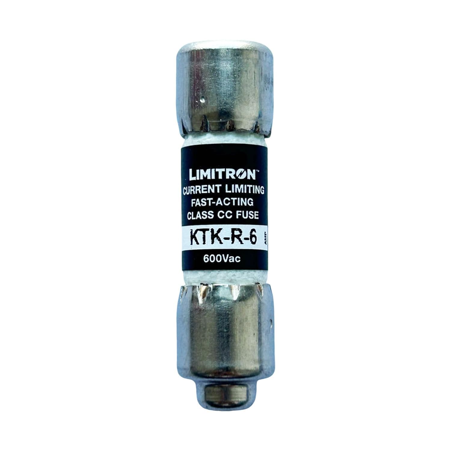 Paquete de 10 fusibles de acción rápida KTK-R-6 KTK-R-6A KTK-R 6A 600Vac de acción rápida, KTK-R-6A Clase limitadora de corriente CC fusibles de cartucho de rechazo