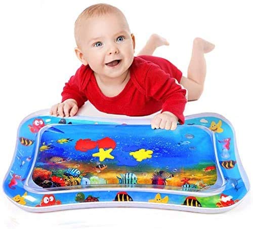 hollylife Cojín Alfombra Inflable de Agua para Bebé, SIN BPA, Alfombrilla Infantíl de Entretenimiento y Estimulación