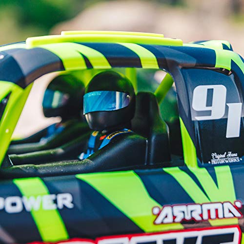 ARRMA RC Truck 1/7 Mojave 6S V2 4WD BLX Desert Truck with Spektrum Firma (Ready-to-Run), Green/Black, ARA7604V2T1 by ARRMA - Image 7