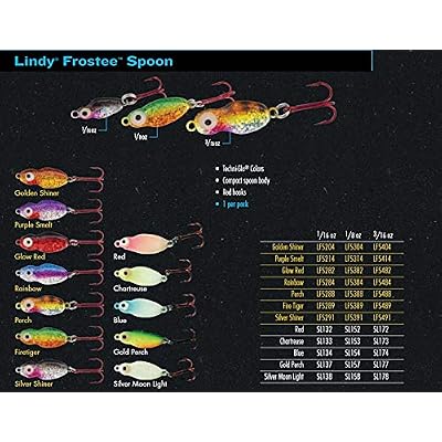 Lindy Frostee Spoon Ice Fishing Lure Jigging Spoon - Great for Panfish and Perch