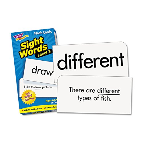 TREND T53019 Skill Drill Flash Cards, 3 x 6, Sight Words Set 3