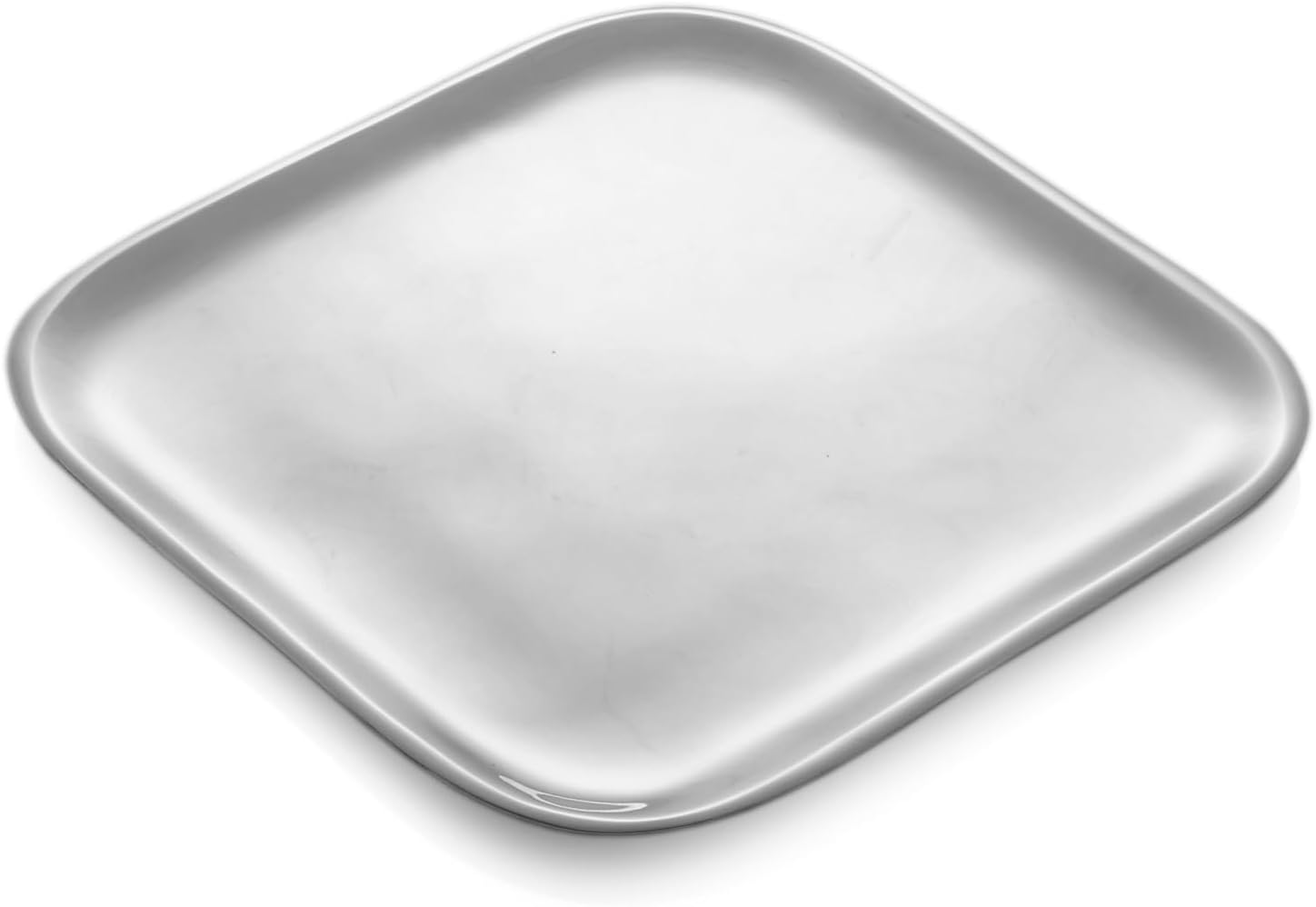 nambe Square Platter | Oven Safe Plate for Serving Food Party Entertaining | 11-Inch Serving Tray for Steak, Appetizers, Salad, and Turkey | Made of Metal Alloy