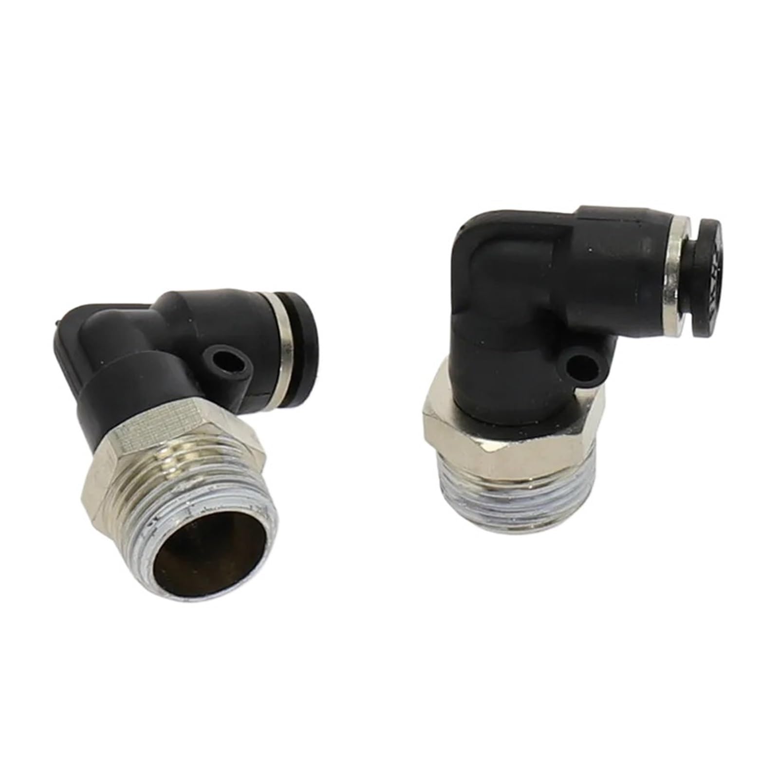 50 Stück PL-Gewinde-Winkel-Pneumatikanschluss, Schlauch-Schnellmontage, Rohrverbinder, pneumatische Komponenten, 4–16 mm, PL6-01, PL8-02, PL12-03(10mm OD Tube,1/2")