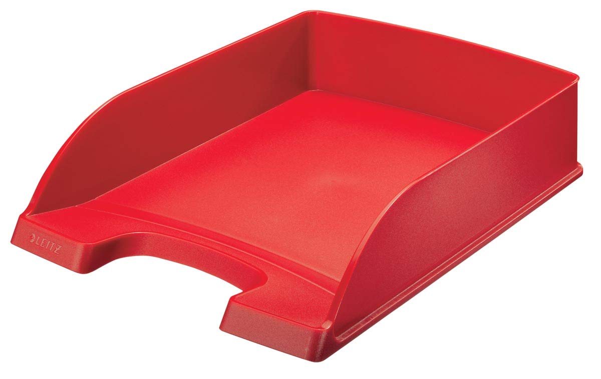 Leitz Plus Letter Tray Standard Red 52270025
