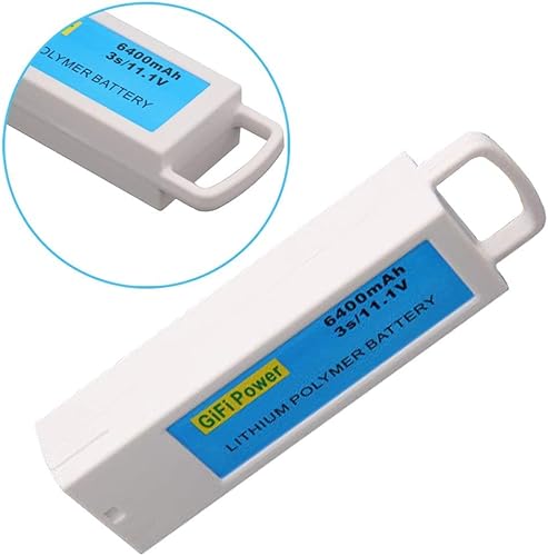 BaterÃa de repuesto de 6400 mAh, baterÃa LiPo de alta capacidad 3S de 11.1 V, compatible con Yuneec Q500, Q500+, Q500 4K, cuadricóptero dron (1