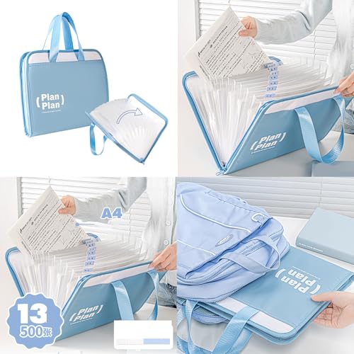 Organiseur de documents accordéon 13 positions trieur extensible bureau - 2