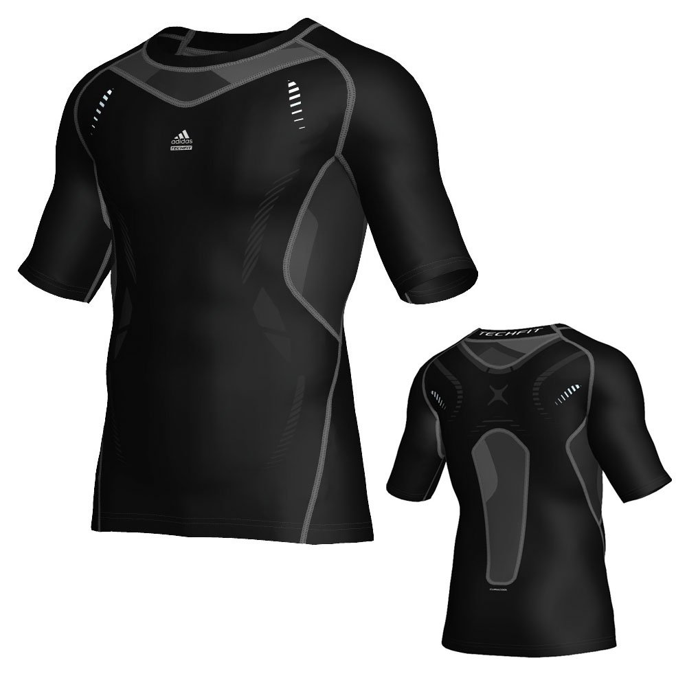 Adidas TechFit Preparation S/S Tee kolor czarny