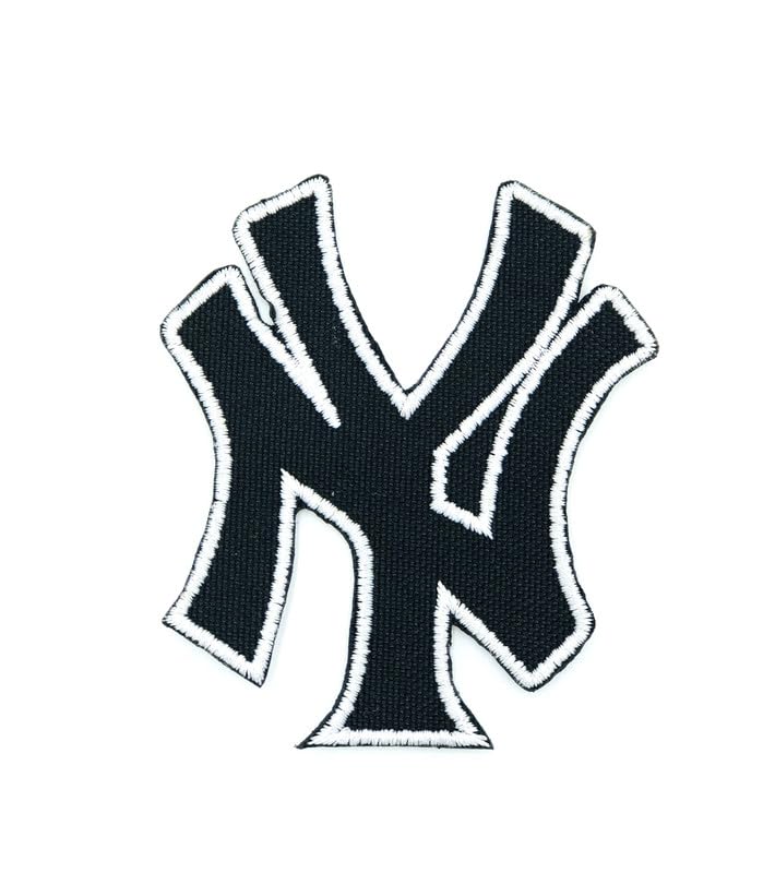 Parche bordado con texto en inglés "I Love Ny", para planchar