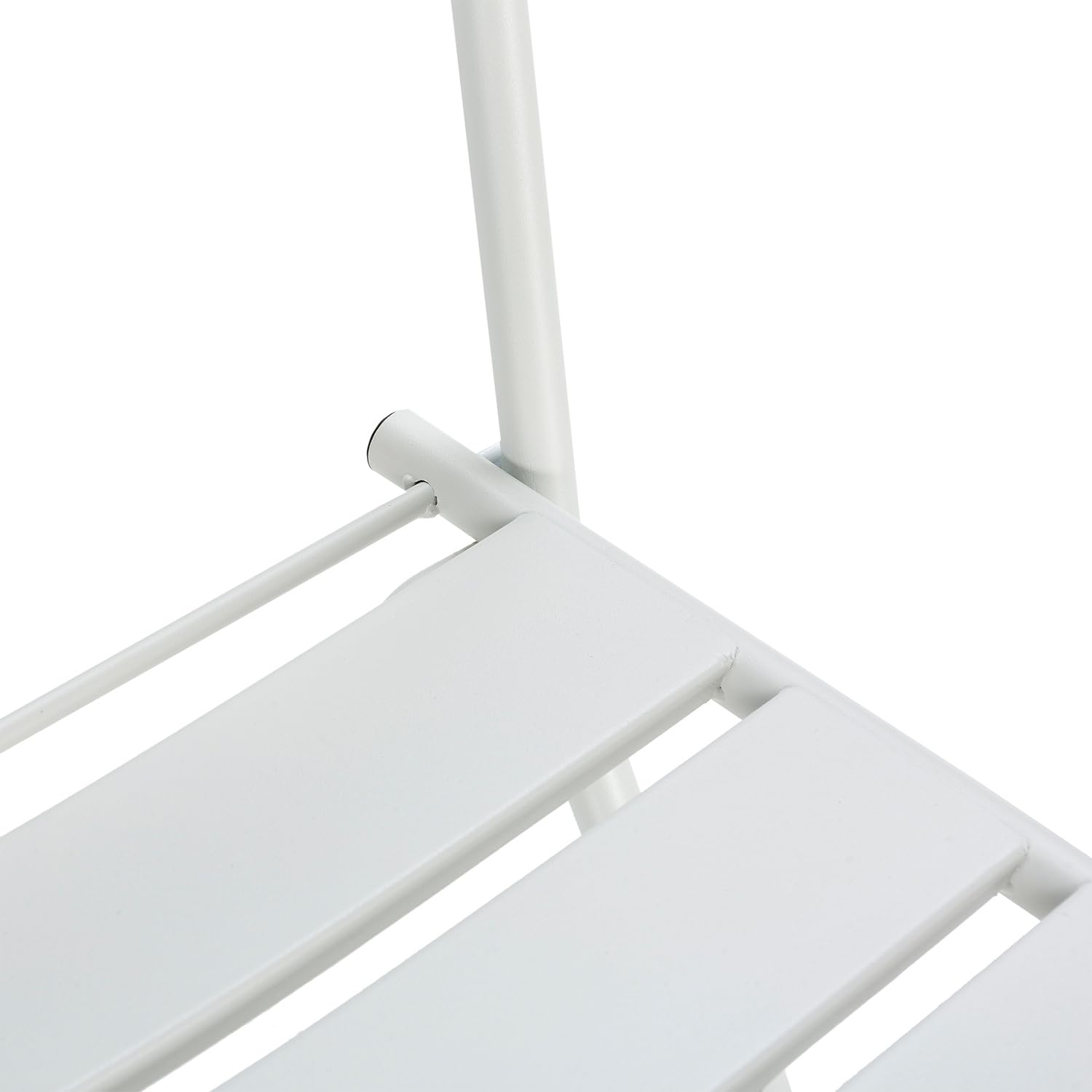 HOMN LIVING Pack de 2 chaises de Jardin Pliantes Perla en métal Blanc