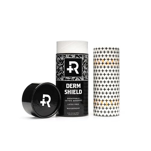 Recovery Derm Shield - Rollo de vendas para el cuidado posterior de tatuajes adhesivas transparentes e impermeables