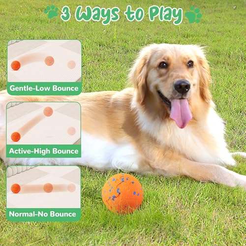 Zizimoko Smart Interactive Dog Toys,Vibrating Dog Ball,Pet Bounce Ball for Dogs (Small & Large),Chew-Proof Shell,Automatic Moving/Bouncing/Rotating, E-TPU Material,Ip68 Waterproof — view 3