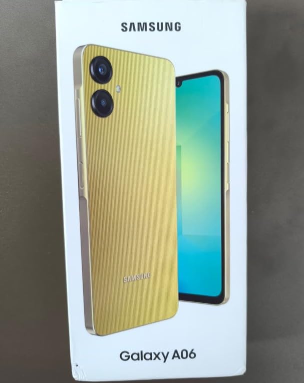 SAMSUNG Galaxy A06 Dual SIM Gold 4GB RAM 128GB - Mildde East Version