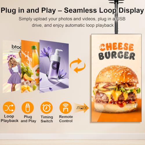 Image of 49inch Digital Signage Display, 4K 2000nits Brightness Digital Signage