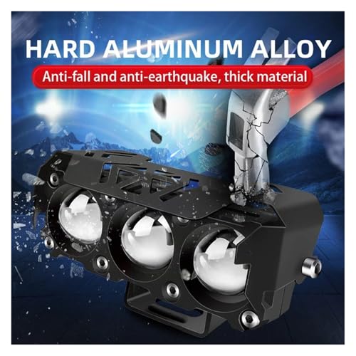 Phare antibrouillard moto LED feux additionnels et projecteurs externes étanches - 3