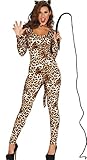 disfraz leopardo mujer casero Talla 36-40 Guirca- Disfraz adulta leopardo, Talla 36-40 (84935.0)