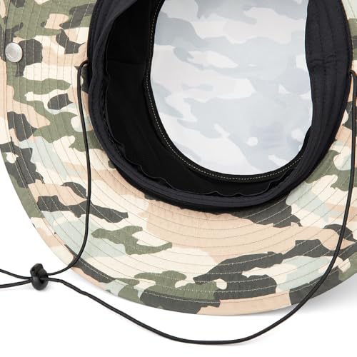 Image of MISSION Cooling Bucket Hat - Unisex Wide-Brim Hat for Men & Women - Lightweight, Foldable & Durable - Cools Up to 2 Hours