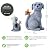 Nacome Solar Dog Outdoor Statues for Garden: Outside Decor with Butterfly Clearance for Yard Art Lawn Ornaments Patio Balcony Home House for Mom Grandma Women