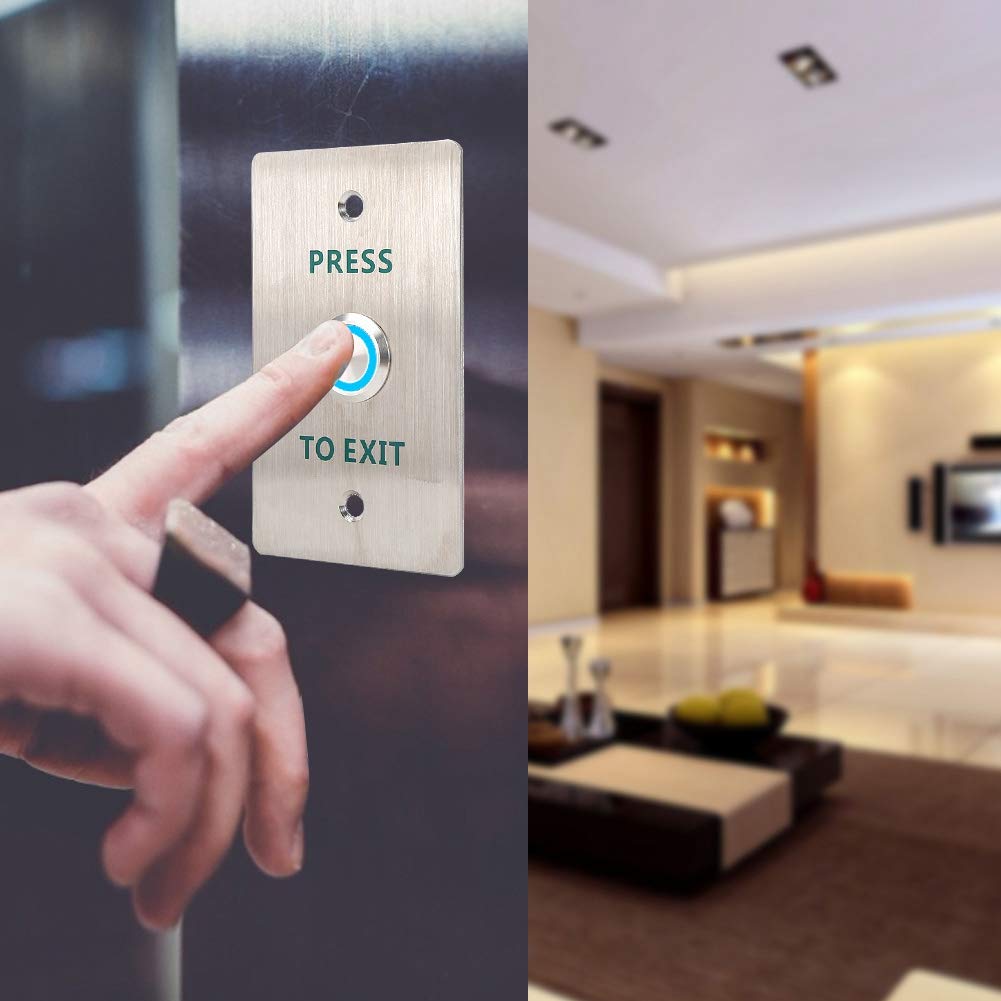Pulsante Sblocco Porta - Sistema Controllo Accessi Per Casa, Ufficio, Hotel | 3A @ DC36V