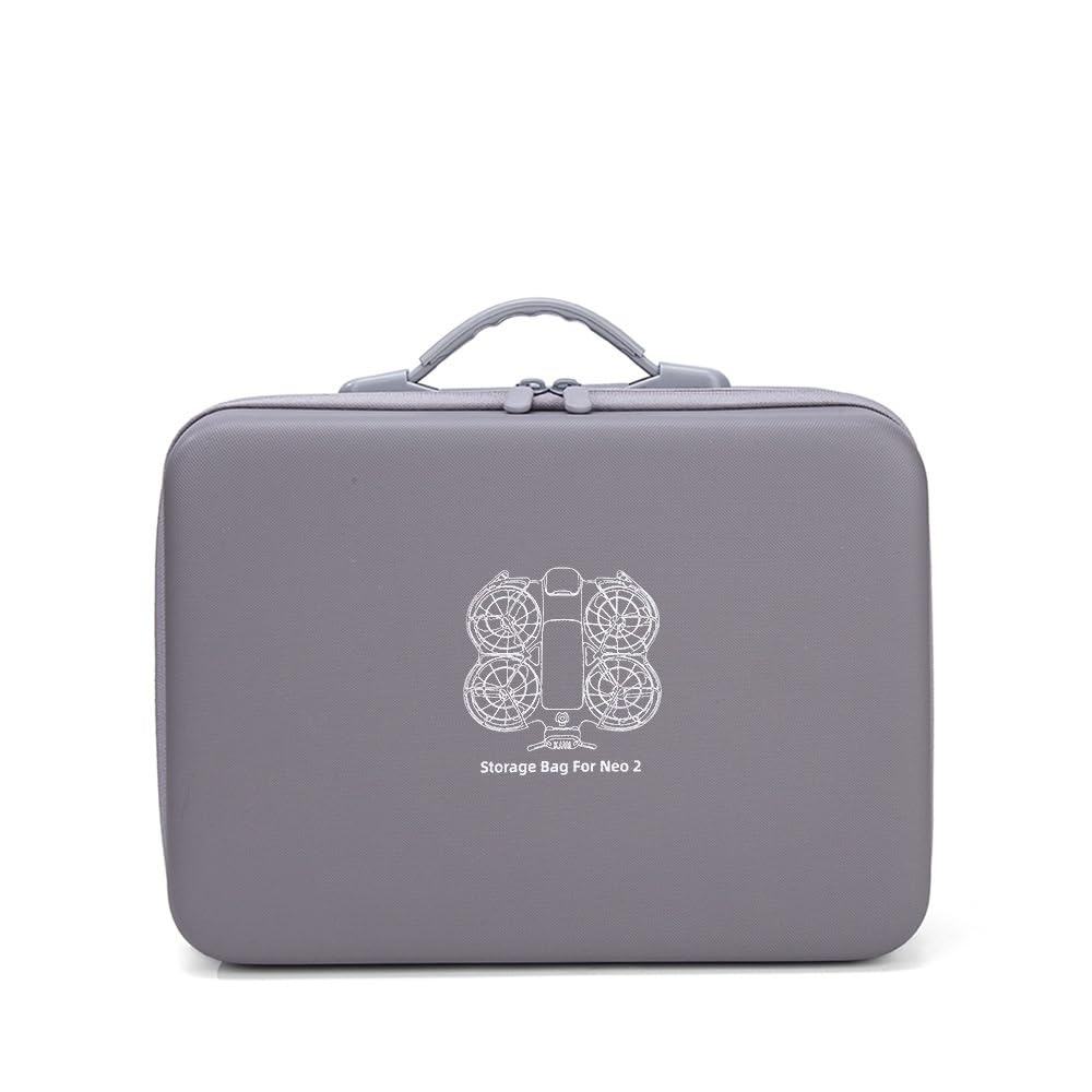 Bolsa de almacenamiento para DJI NEO 2, funda protectora antigolpes para gafas N3, funda de almacenamiento impermeable de viaje, funda de transporte rígida de poliuretano con correa para el hombro