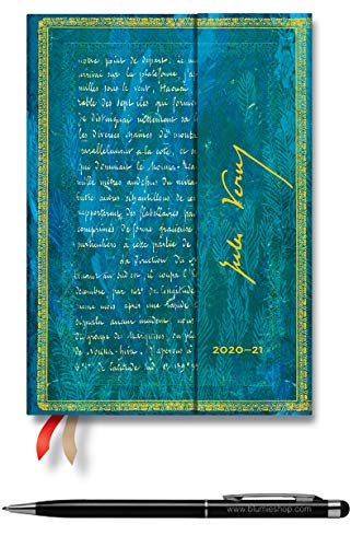 Lot Agenda Paperblanks" Verne" Français Septembre 2020 à Septembre 2021 1 semaine sur 2 pages Midi + 1 Stylo Stylus Touch Blumie