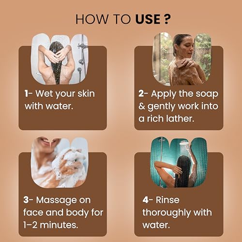 Image of Ayumcure Tan Removal Soap with Sandalwood & Saffron | Brightening & Glow Care | Removes Tan & Dullness | Nourishes Skin | For Face & Body | Pack of 3 (100g Each) | Men & Women