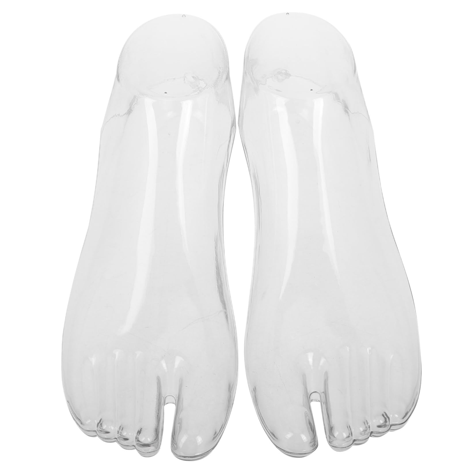 HOMSFOU Shoe Stretcher for Women Foot Model Stand Plastic Foot Mannequin Sock Display Holder Display Shoes Model Sock Rack