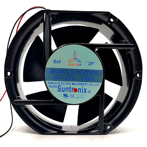 SJ1725HD2 24V 1.20A 17251 Large Air Volume Cabinet Welder Inverter Axial Fan