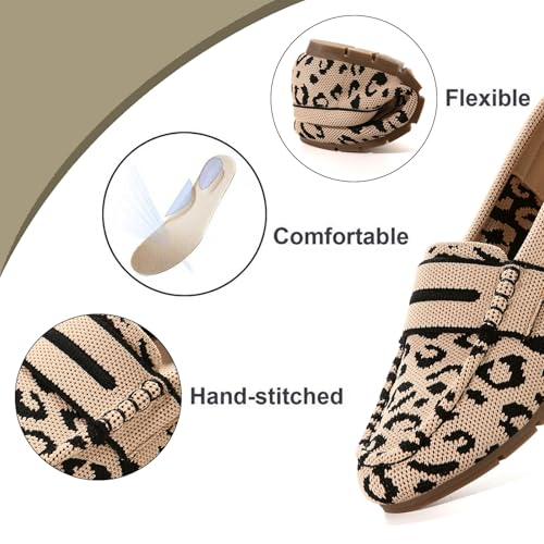 Image of Vespiero Loafers for Women Comfortable Slip on Work Flats Shoes Womens Dressy Casual Walking Shoes